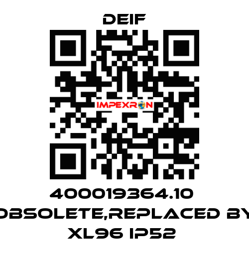 400019364.10  obsolete,replaced by  XL96 IP52  Deif