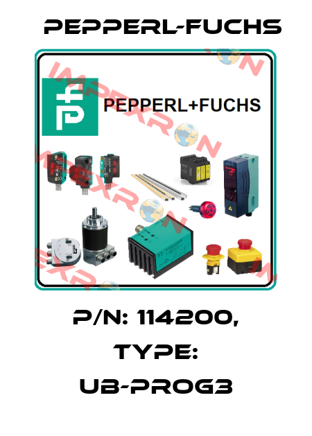 p/n: 114200, Type: UB-PROG3 Pepperl-Fuchs