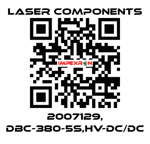 2007129, DBC-380-5S,HV-DC/DC Laser Components