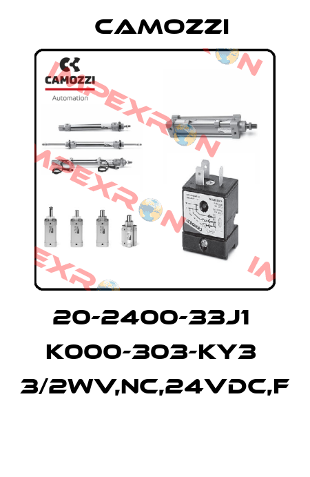 20-2400-33J1  K000-303-KY3  3/2WV,NC,24VDC,F  Camozzi