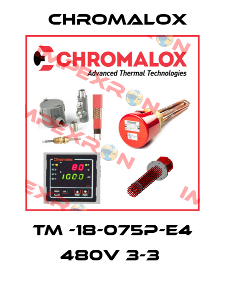 TM -18-075P-E4 480V 3-3  Chromalox