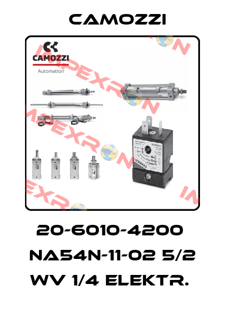 20-6010-4200  NA54N-11-02 5/2 WV 1/4 ELEKTR.  Camozzi