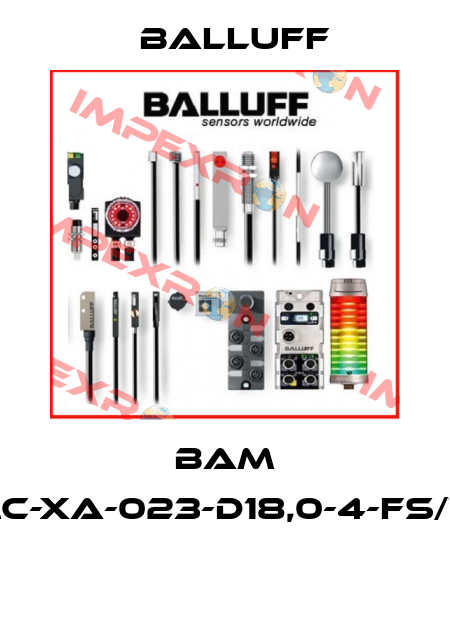 BAM MC-XA-023-D18,0-4-FS/W  Balluff