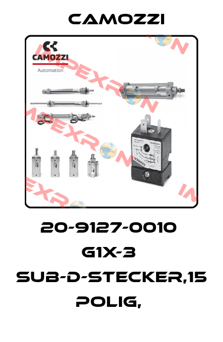 20-9127-0010  G1X-3  SUB-D-STECKER,15 POLIG,  Camozzi