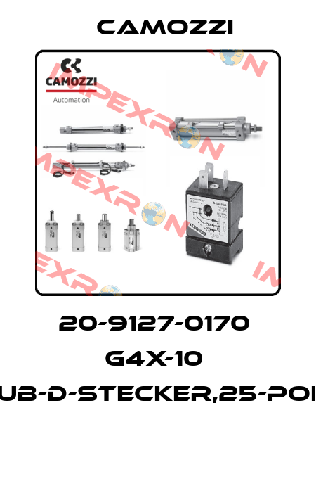 20-9127-0170  G4X-10  SUB-D-STECKER,25-POLI,  Camozzi