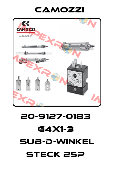 20-9127-0183  G4X1-3  SUB-D-WINKEL STECK 25P  Camozzi