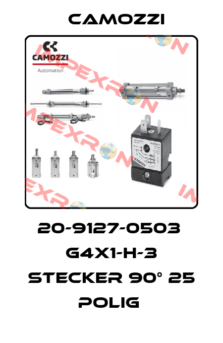20-9127-0503  G4X1-H-3 STECKER 90° 25 POLIG  Camozzi