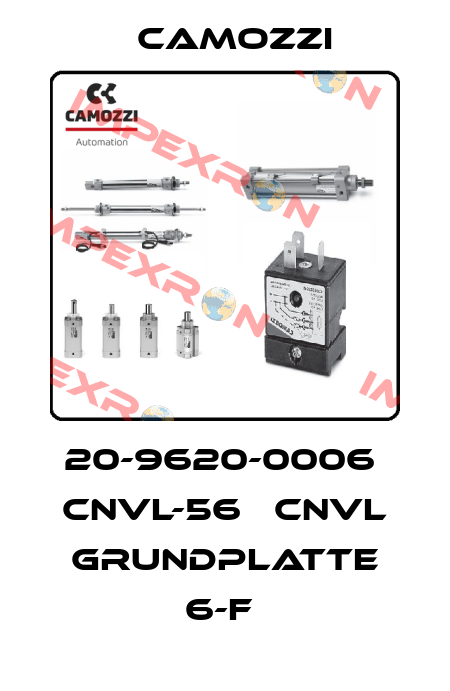 20-9620-0006  CNVL-56   CNVL GRUNDPLATTE 6-F  Camozzi