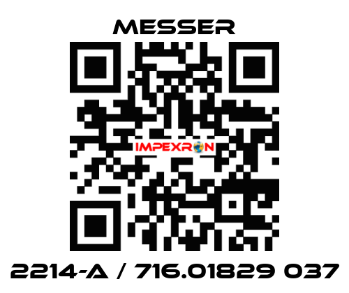 2214-A / 716.01829 037 Messer