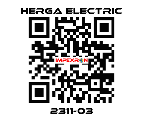 2311-03 Herga Electric