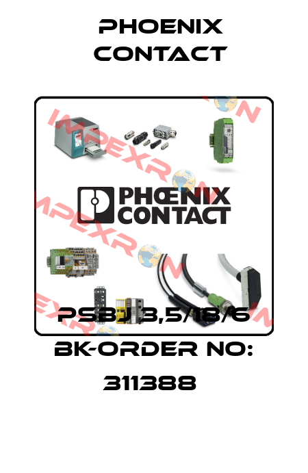 PSBJ 3,5/18/6 BK-ORDER NO: 311388  Phoenix Contact