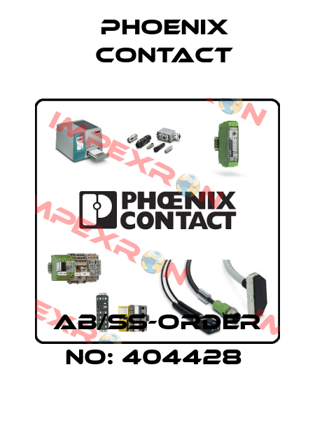 AB/SS-ORDER NO: 404428  Phoenix Contact