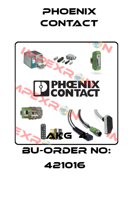 AKG  4 BU-ORDER NO: 421016  Phoenix Contact