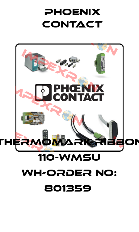 THERMOMARK-RIBBON 110-WMSU WH-ORDER NO: 801359  Phoenix Contact