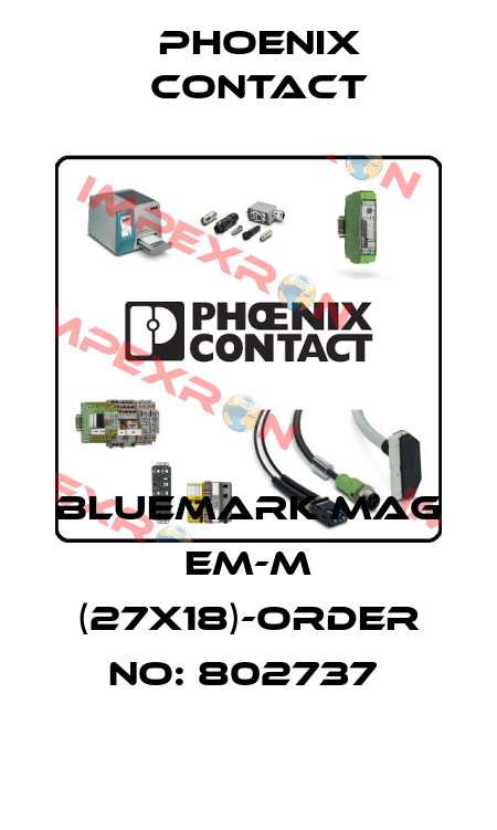 BLUEMARK MAG EM-M (27X18)-ORDER NO: 802737  Phoenix Contact