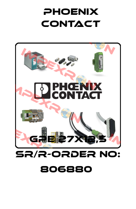 GPE 27X12,5 SR/R-ORDER NO: 806880  Phoenix Contact