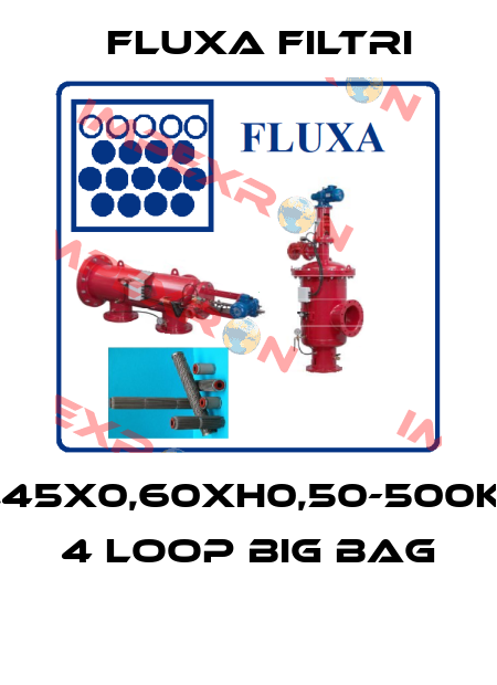 0,45X0,60XH0,50-500KG 4 LOOP BIG BAG  Fluxa Filtri