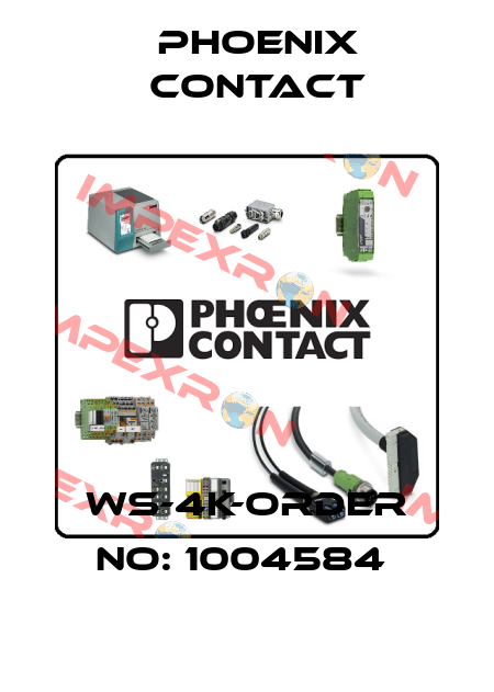WS-4K-ORDER NO: 1004584  Phoenix Contact