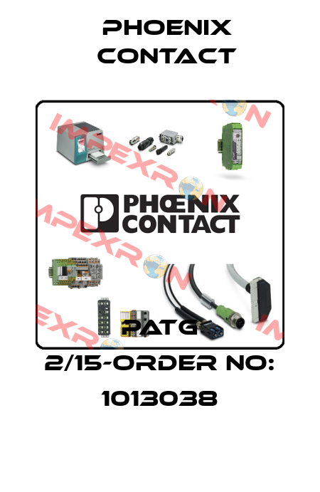 PATG 2/15-ORDER NO: 1013038 Phoenix Contact