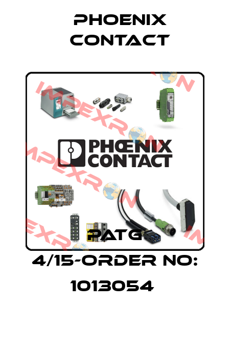 PATG 4/15-ORDER NO: 1013054  Phoenix Contact