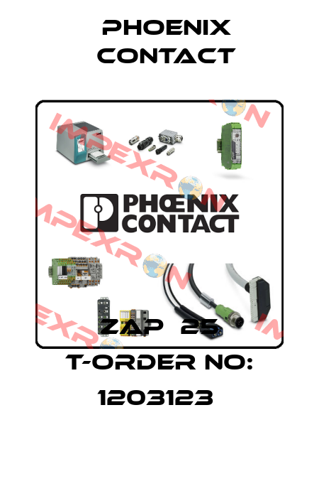 ZAP  25 T-ORDER NO: 1203123  Phoenix Contact