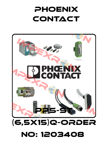 PPS-ST (6,5X15)Q-ORDER NO: 1203408  Phoenix Contact