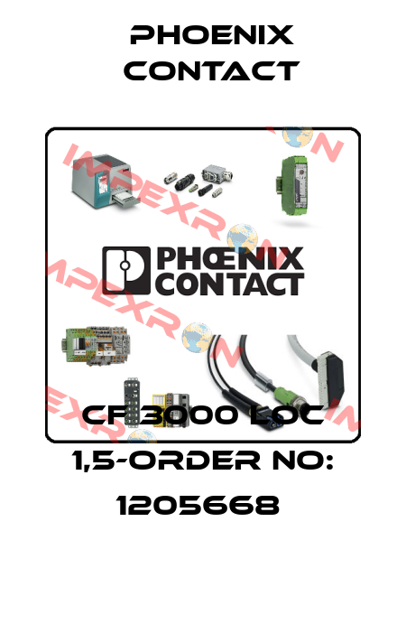 CF 3000 LOC 1,5-ORDER NO: 1205668  Phoenix Contact
