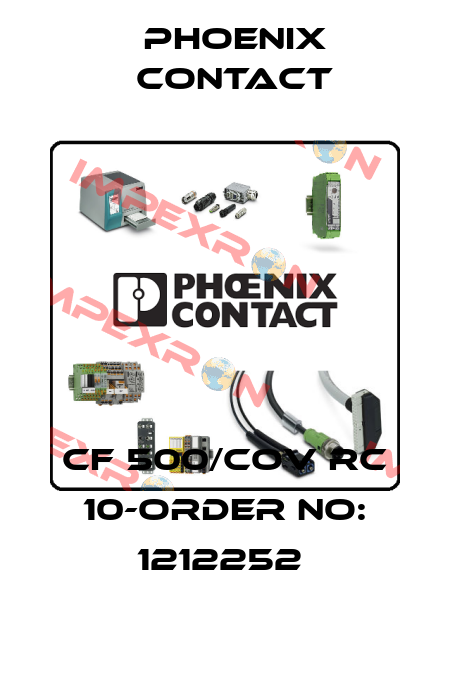 CF 500/COV RC 10-ORDER NO: 1212252  Phoenix Contact