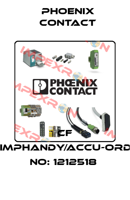 CF CRIMPHANDY/ACCU-ORDER NO: 1212518  Phoenix Contact