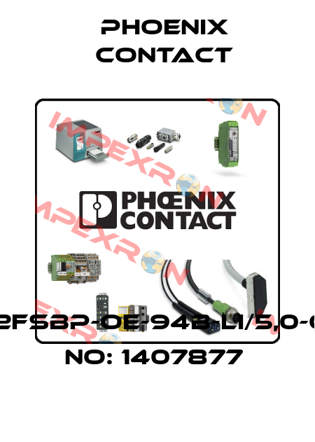 VS-M12FSBP-OE-94B-LI/5,0-ORDER NO: 1407877  Phoenix Contact