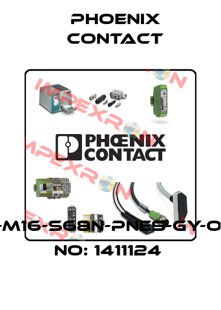 G-INS-M16-S68N-PNES-GY-ORDER NO: 1411124  Phoenix Contact