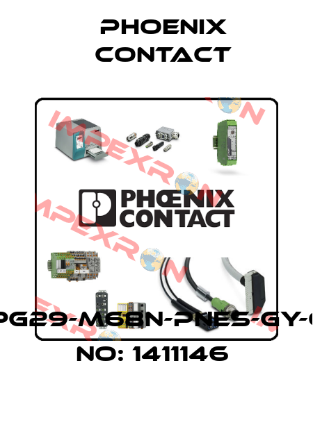 G-INS-PG29-M68N-PNES-GY-ORDER NO: 1411146  Phoenix Contact