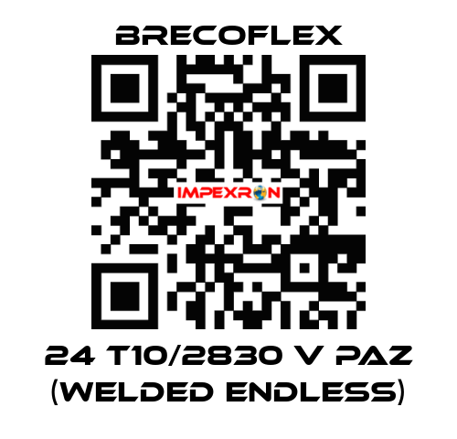 24 T10/2830 V PAZ (WELDED ENDLESS)  Brecoflex