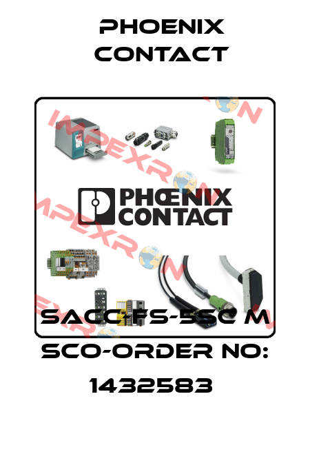 SACC-FS-5SC M SCO-ORDER NO: 1432583  Phoenix Contact