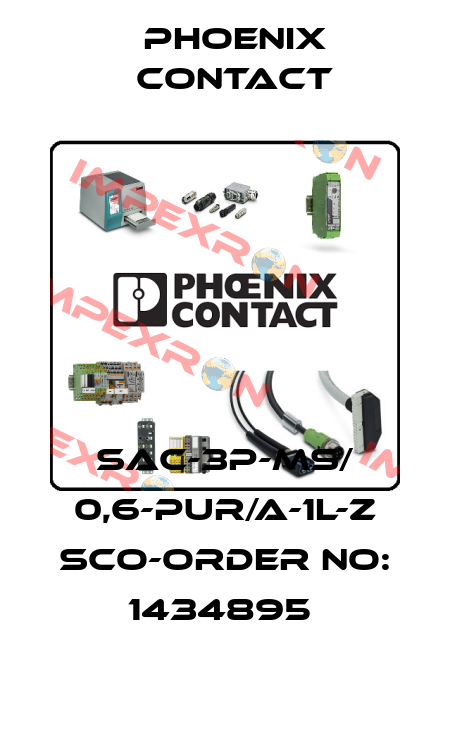 SAC-3P-MS/ 0,6-PUR/A-1L-Z SCO-ORDER NO: 1434895  Phoenix Contact