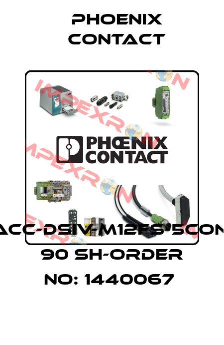 SACC-DSIV-M12FS-5CON-L 90 SH-ORDER NO: 1440067  Phoenix Contact