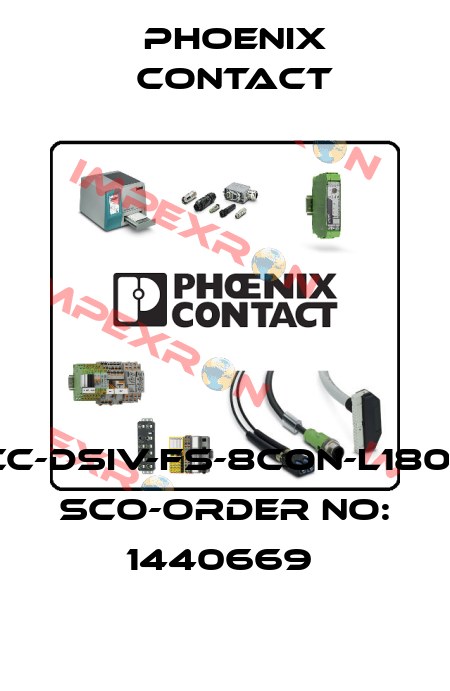 SACC-DSIV-FS-8CON-L180-10G SCO-ORDER NO: 1440669  Phoenix Contact