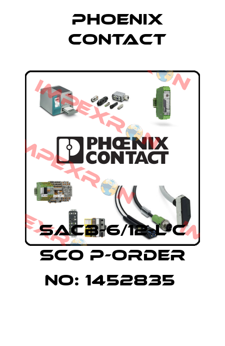 SACB-6/12-L-C SCO P-ORDER NO: 1452835  Phoenix Contact