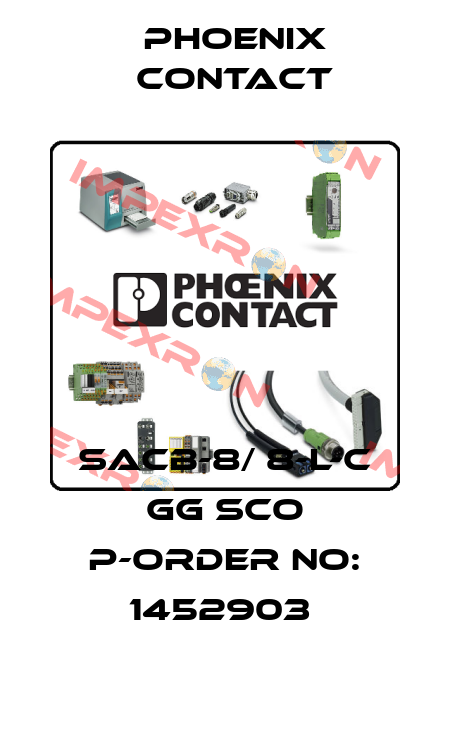 SACB-8/ 8-L-C GG SCO P-ORDER NO: 1452903  Phoenix Contact