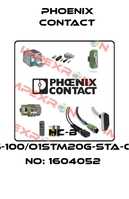 HC-B  6-TMS-100/O1STM20G-STA-ORDER NO: 1604052  Phoenix Contact