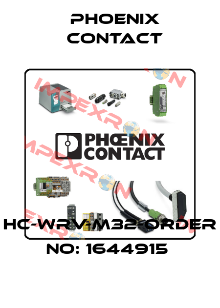 HC-WRV-M32-ORDER NO: 1644915  Phoenix Contact