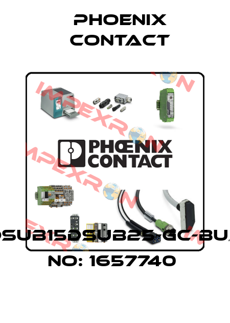 VS-SI-FP-DSUB15DSUB25-GC-BU/ST-ORDER NO: 1657740  Phoenix Contact