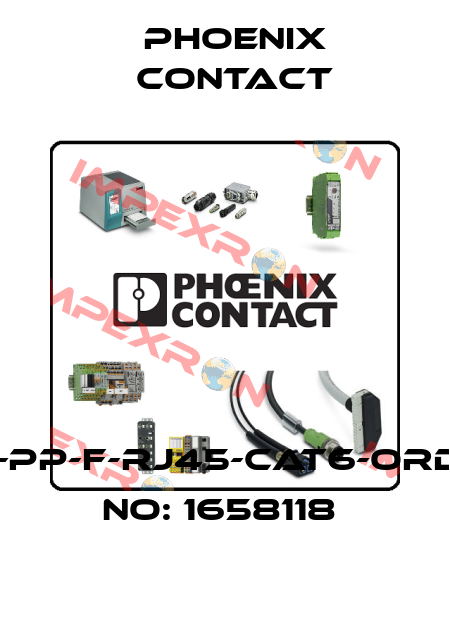 VS-PP-F-RJ45-CAT6-ORDER NO: 1658118  Phoenix Contact
