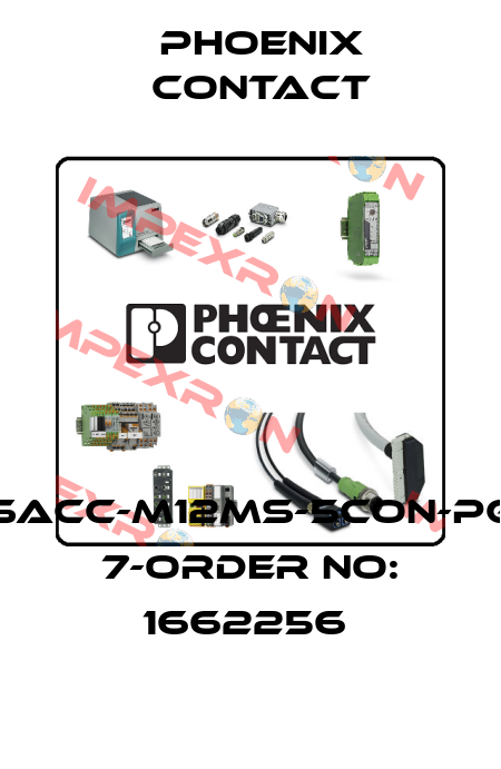 SACC-M12MS-5CON-PG 7-ORDER NO: 1662256  Phoenix Contact