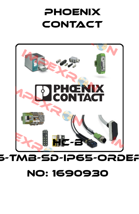 HC-B  6-TMB-SD-IP65-ORDER NO: 1690930  Phoenix Contact