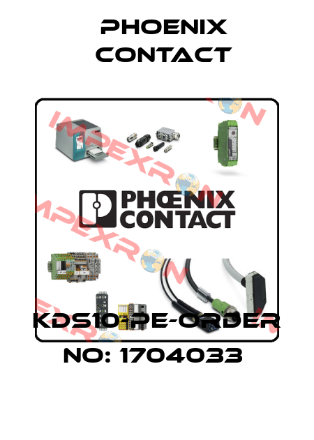 KDS10-PE-ORDER NO: 1704033  Phoenix Contact