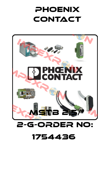 MSTB 2,5/ 2-G-ORDER NO: 1754436  Phoenix Contact