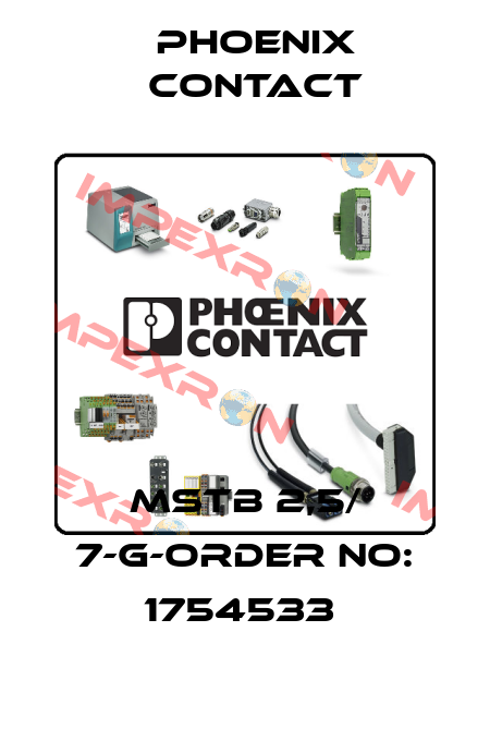 MSTB 2,5/ 7-G-ORDER NO: 1754533  Phoenix Contact