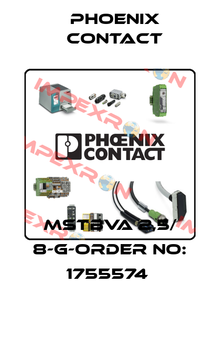 MSTBVA 2,5/ 8-G-ORDER NO: 1755574  Phoenix Contact