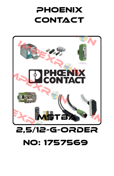 MSTBA 2,5/12-G-ORDER NO: 1757569  Phoenix Contact